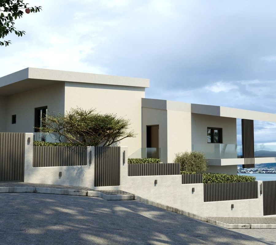 Renovation of a two-storey house with the addition of a swimming pool in Chalkida